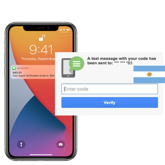 SMS verification with Argentinian +54 mobile numbers