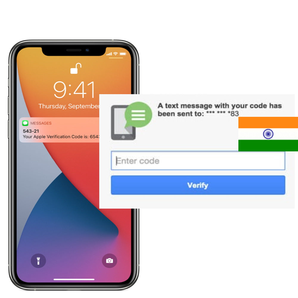 SMS verification with Indian +91 mobile numbers